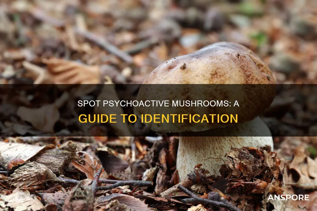 how to identify psychoactive mushrooms