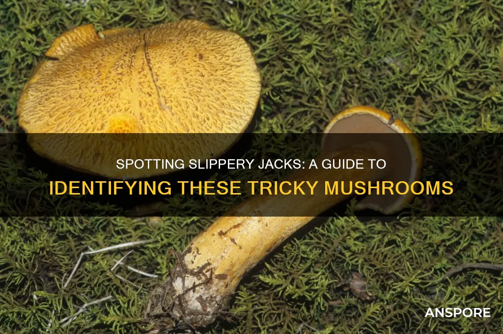 how to identify slippery jack mushrooms