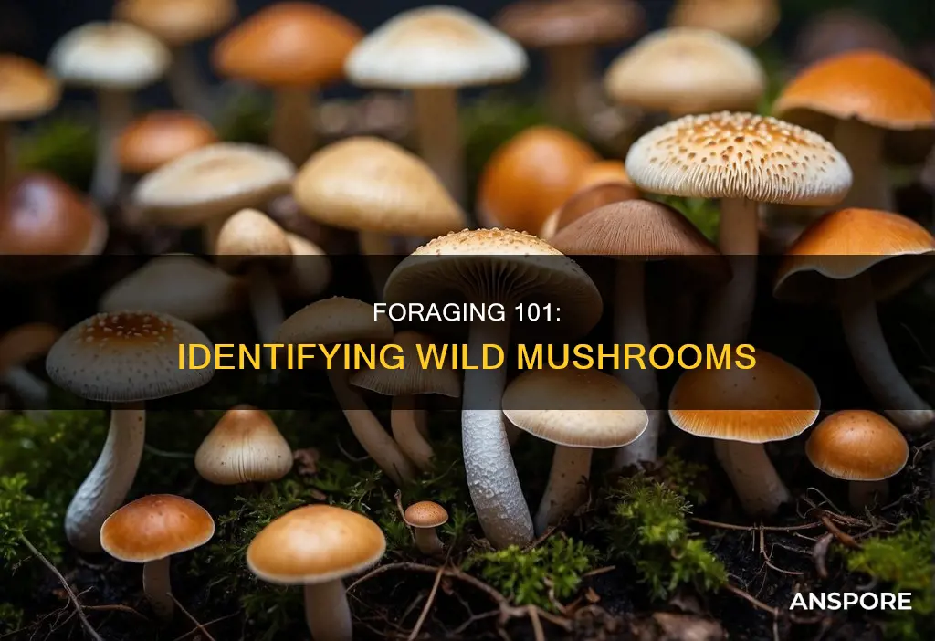 how to identify wild mushrooms