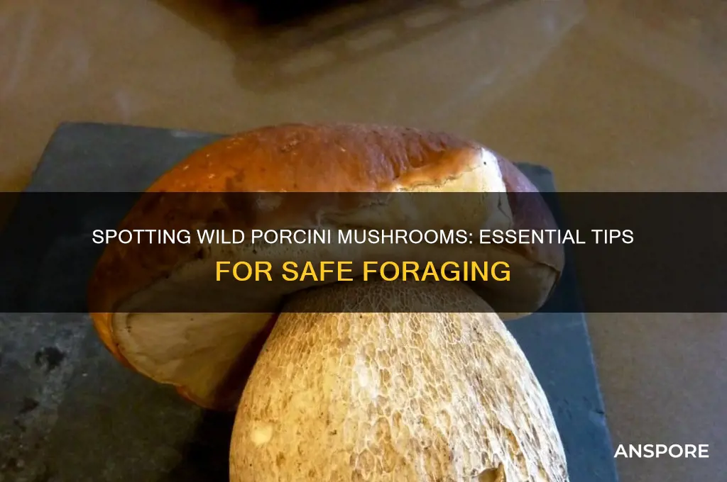 how to identify wild porcini mushrooms