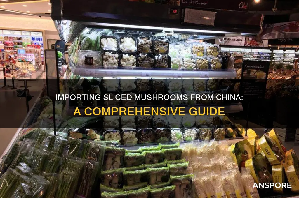 how to import mushroom sliced from china