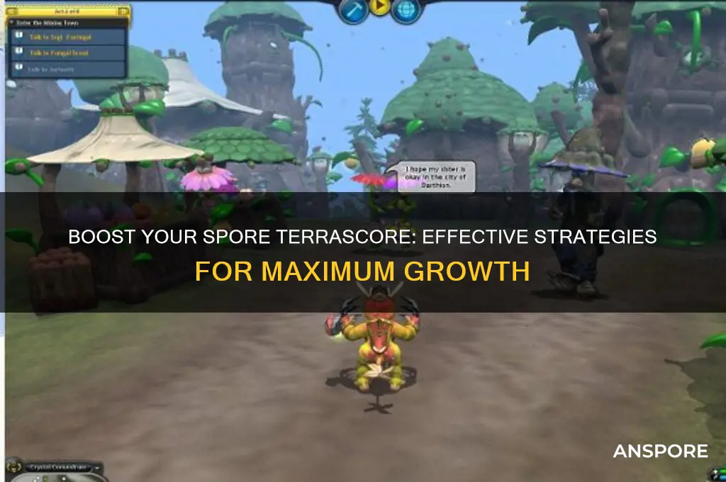 how to improve terrascore in spore
