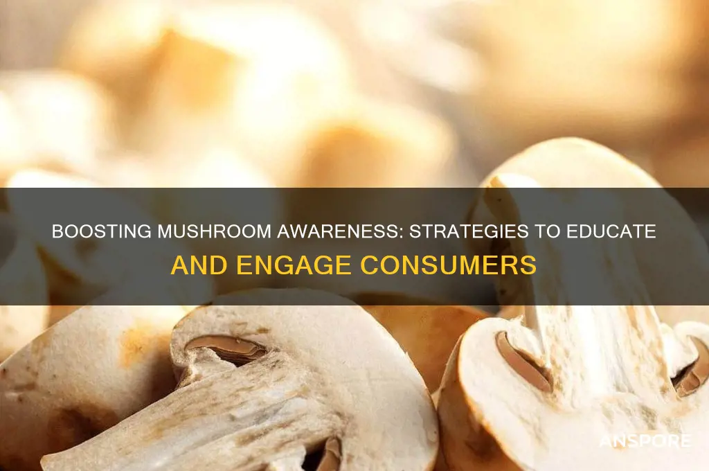 how to increase consumer awareness about mushrooms