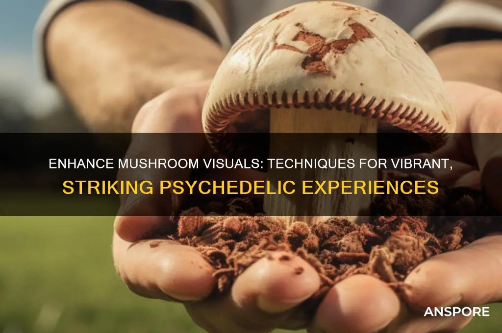 how to increase visuals on mushrooms