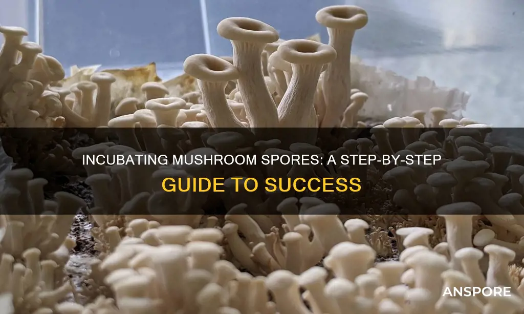 how to incubate mushroom spores
