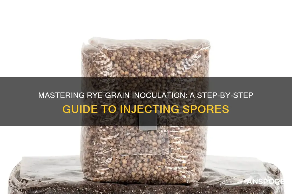 how to inject spores into rye