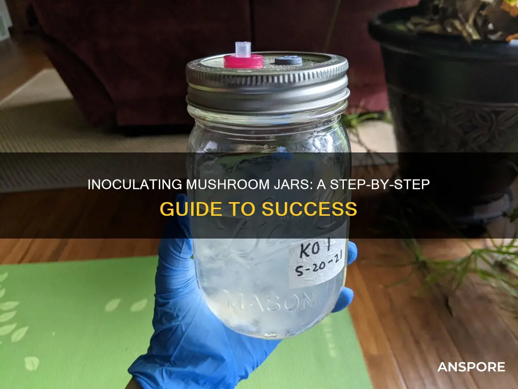 how to inoculate mushroom jars