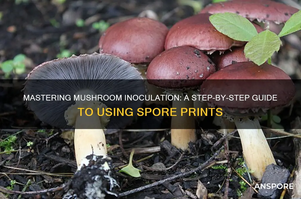 how to inoculate with spore print