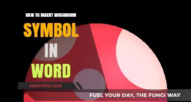 Inserting the Mushroom Symbol in Word: A Quick Step-by-Step Guide