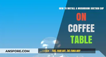 Easy DIY Guide: Installing a Mushroom Suction Cup on Your Coffee Table