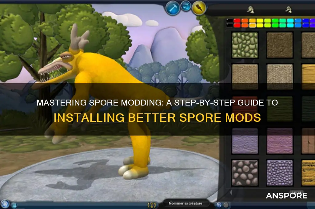 how to install better spore mod