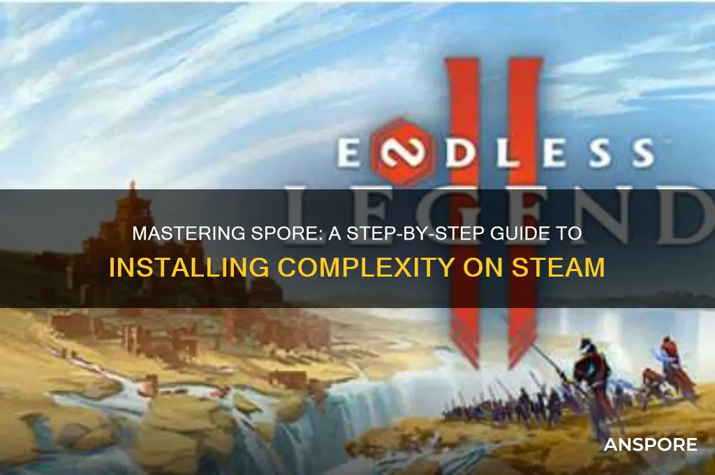 how to install complexty on spore steam