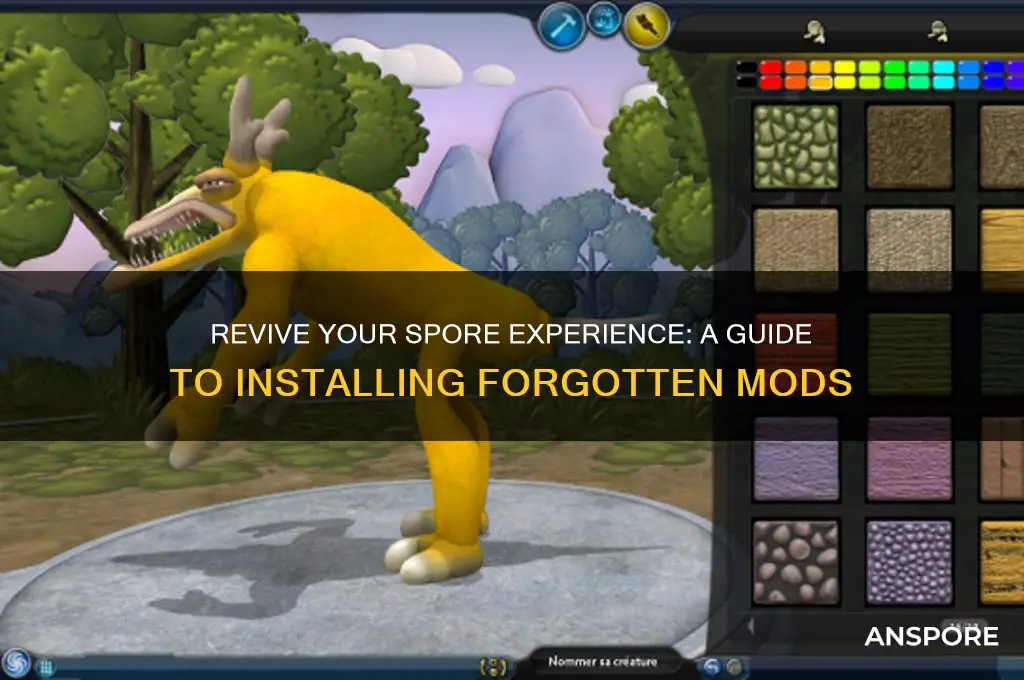 how to install forgotten spore mods