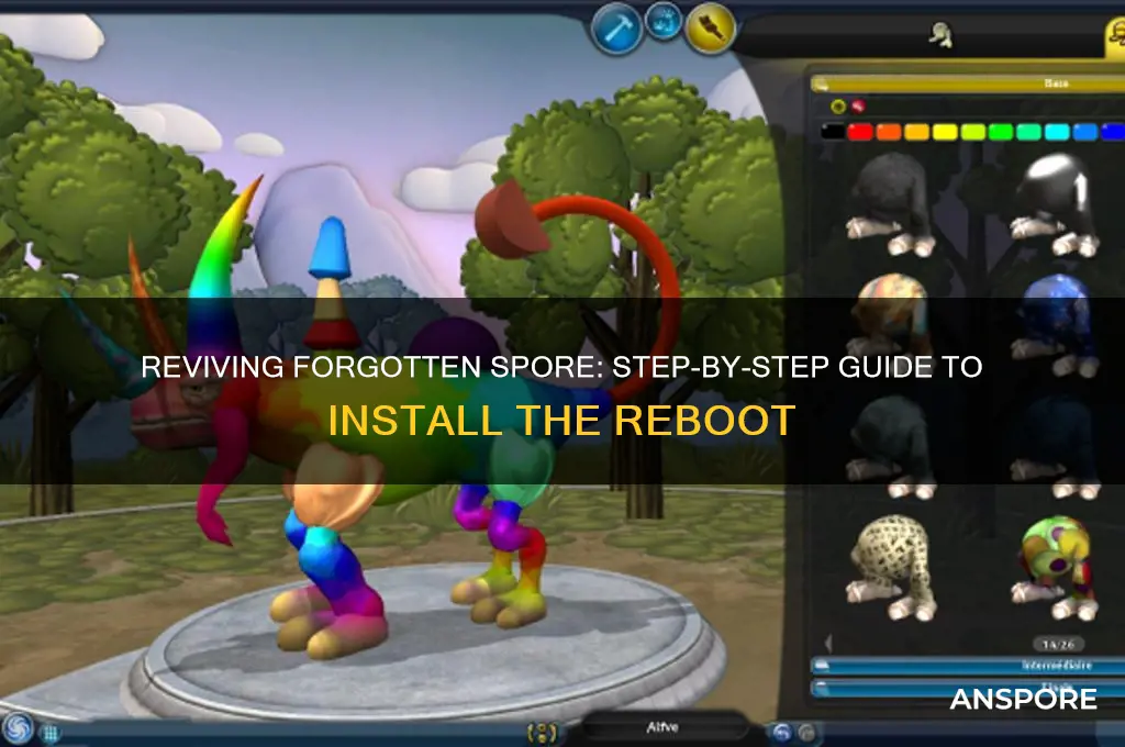 how to install forgotten spore reboot