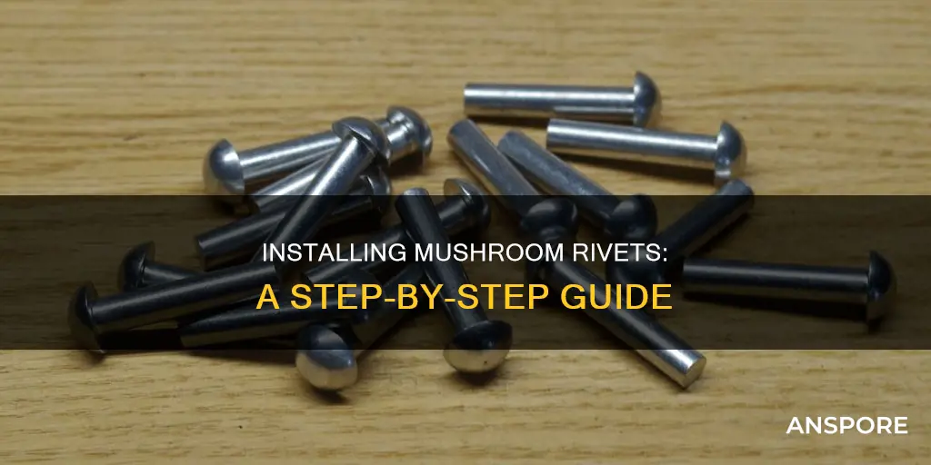 how to install mushroom rivets