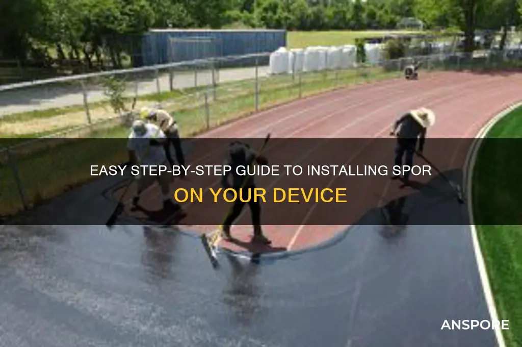 how to install spor