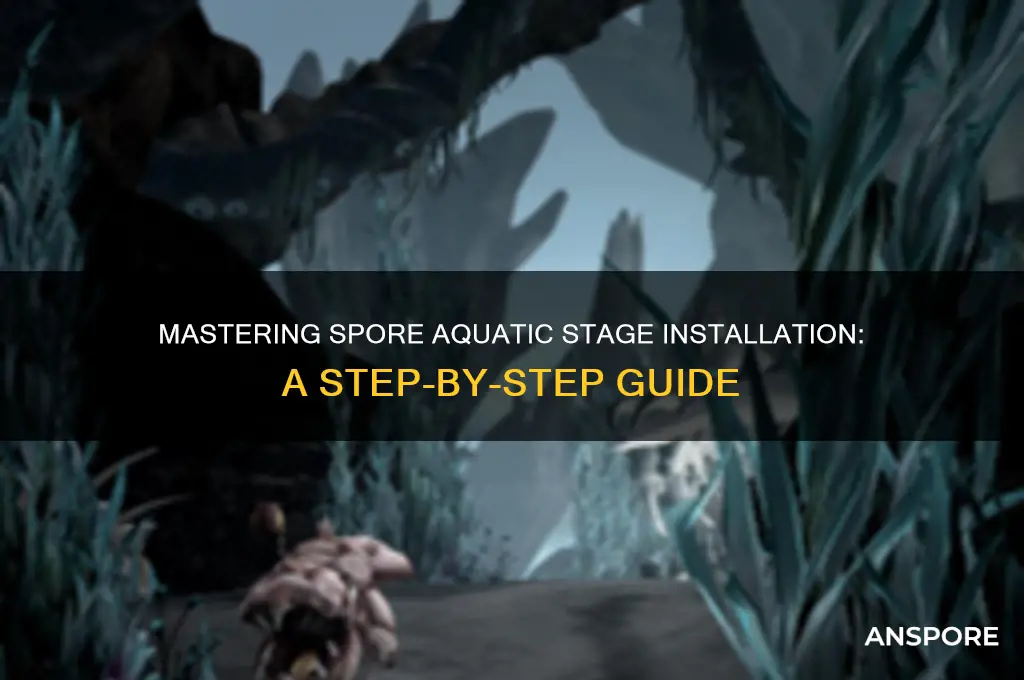 how to install spore aquatic stage