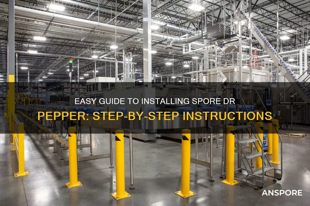how to install spore dr pepper