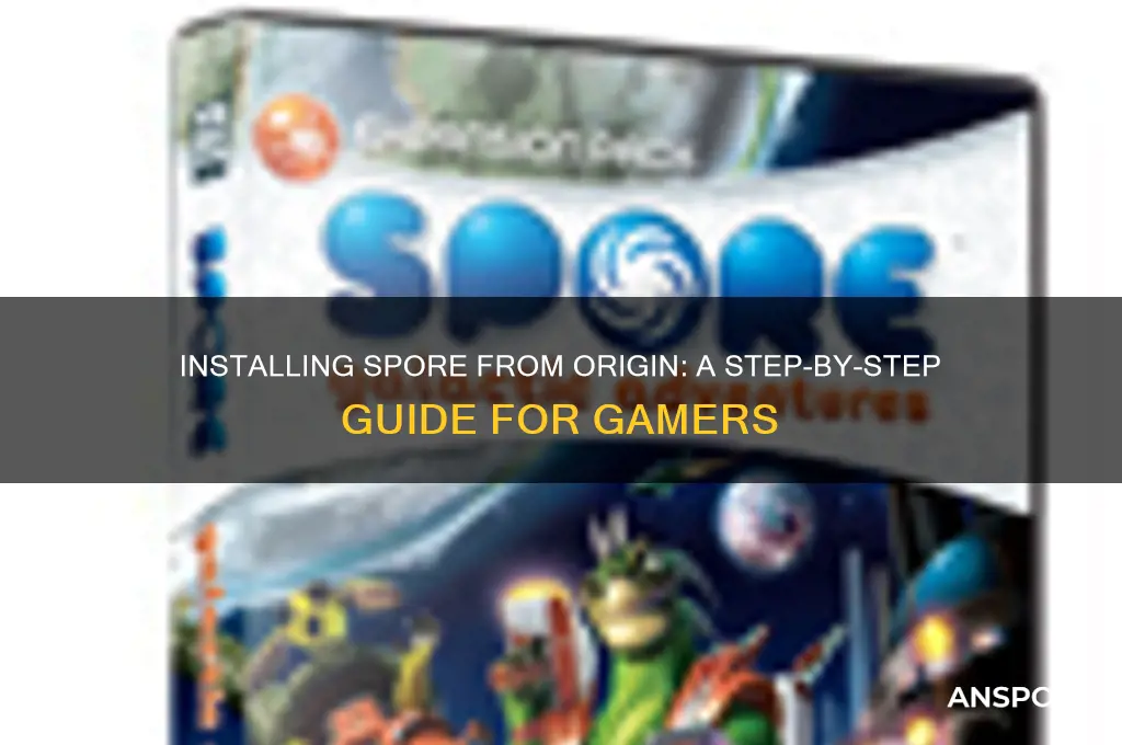 how to install spore from origin