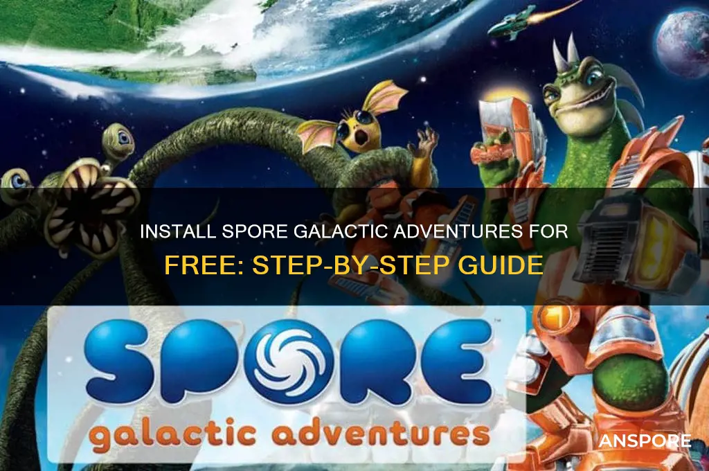how to install spore galactic adventures for free