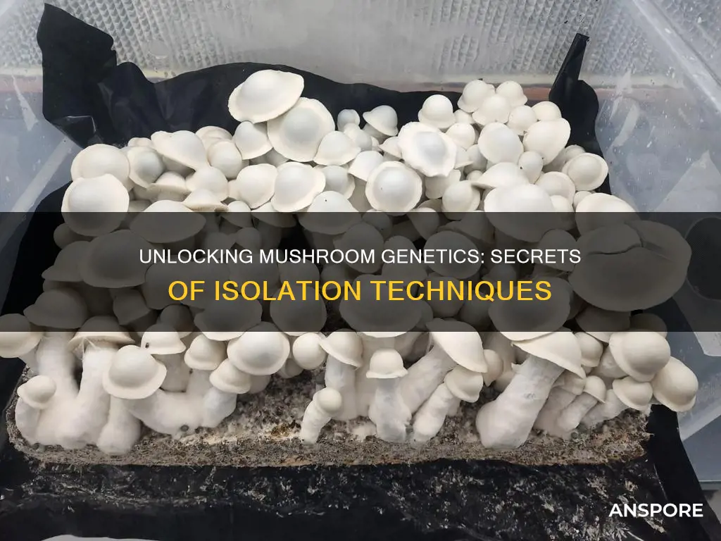 how to isolate mushroom genetics