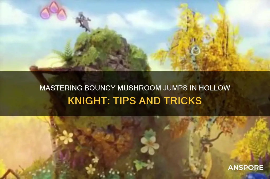 how to jump on bouncy mushrooms hollow knight