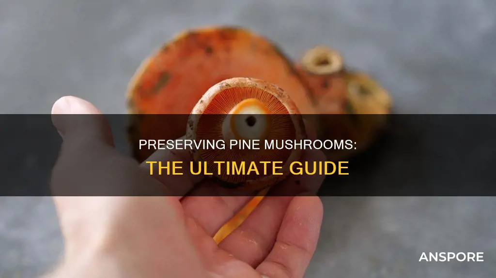 how to keep pine mushrooms