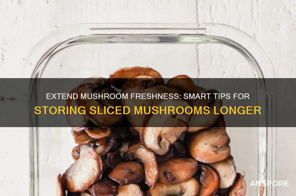 how to keep sliced mushrooms fresh longer