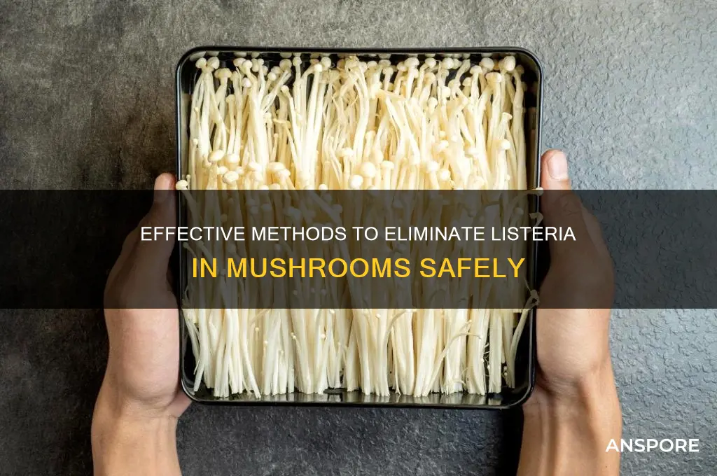 how to kill listeria in mushrooms