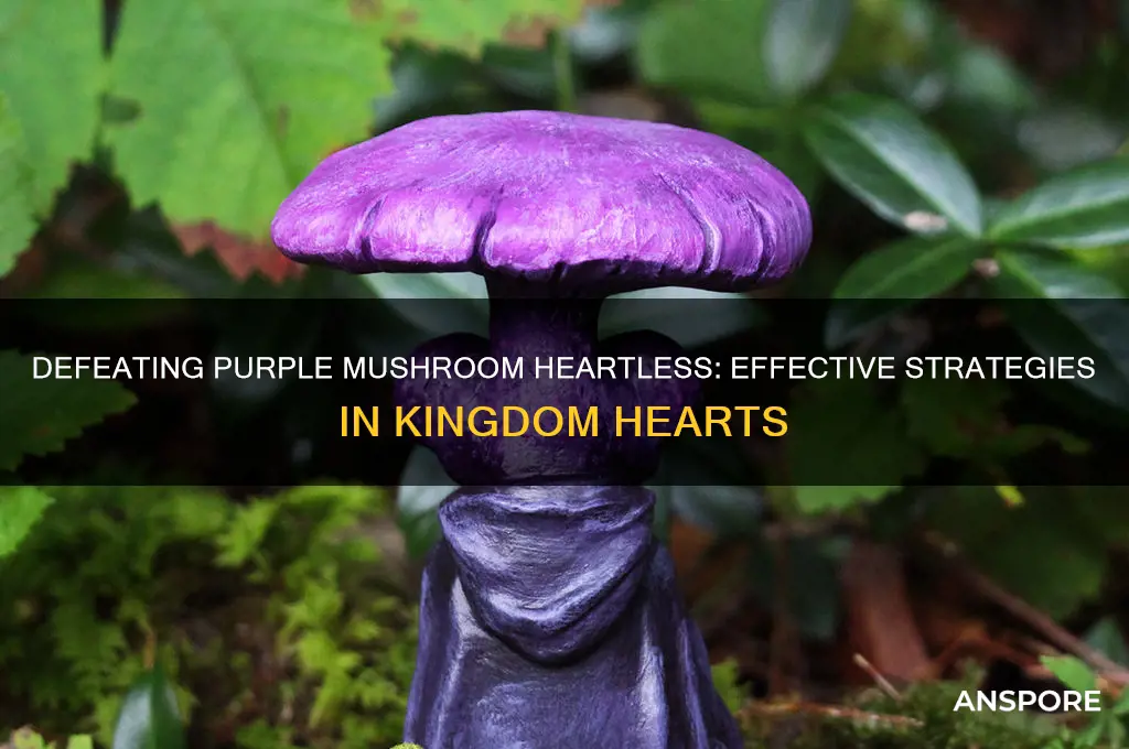 how to kill purple mushroom guys kingdom hesrts