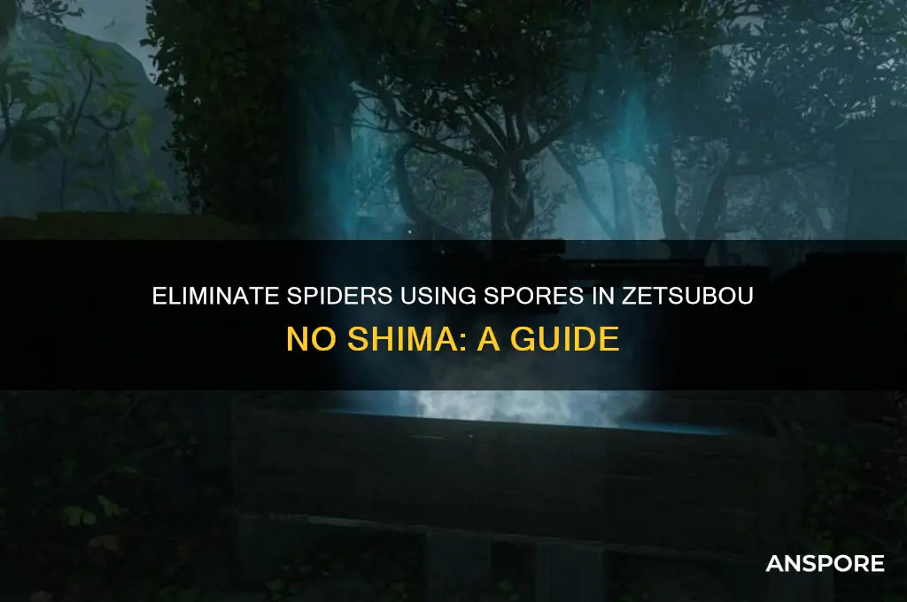 how to kill spiders with spores zetsubou no shima