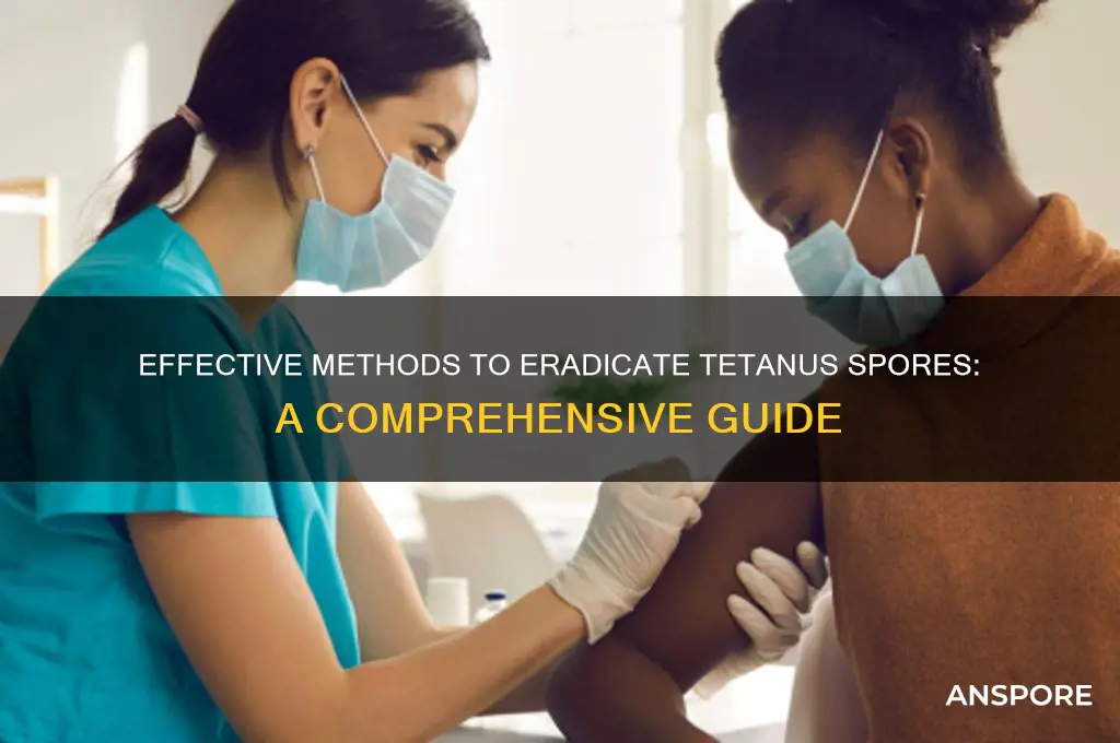 how to kill tetanus spores