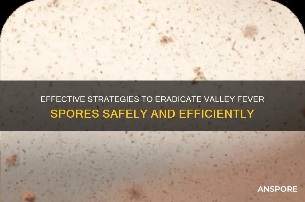 how to kill valley fever spores