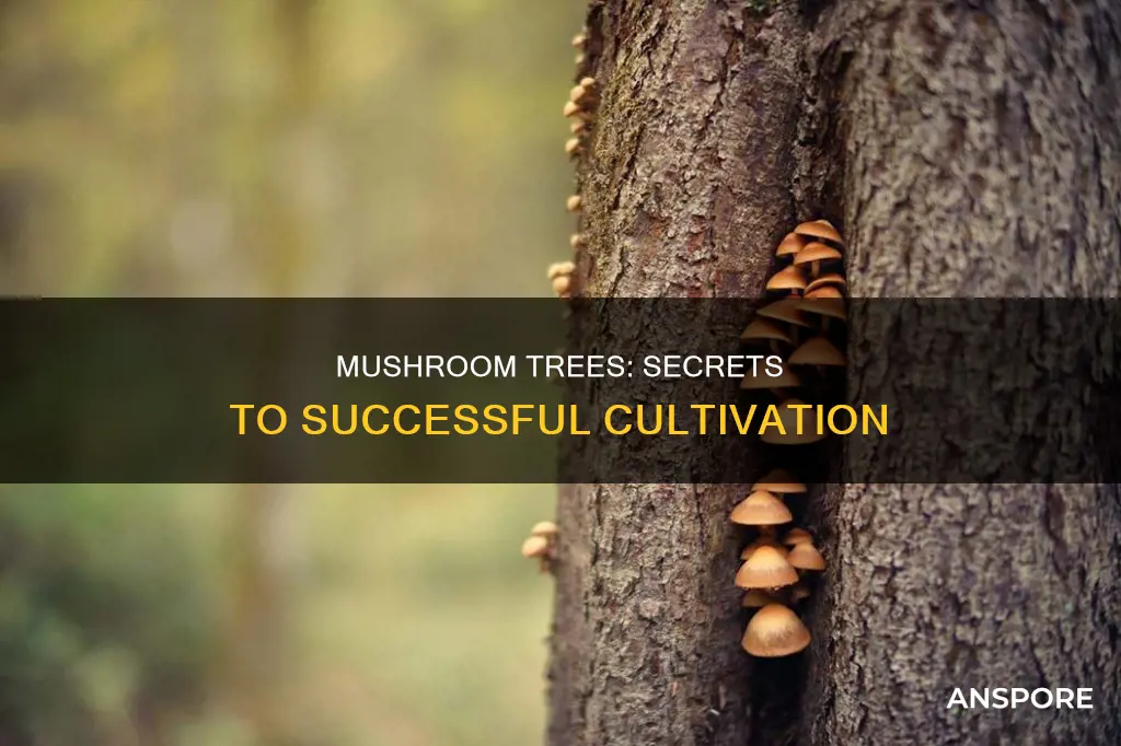 how to lant mushroom trees