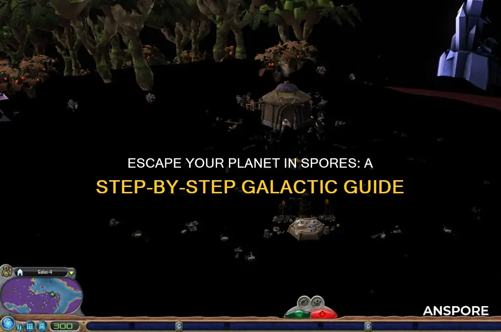 how to leave your planet in spores