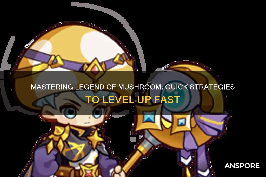 how to level up fast in legend of mushroom