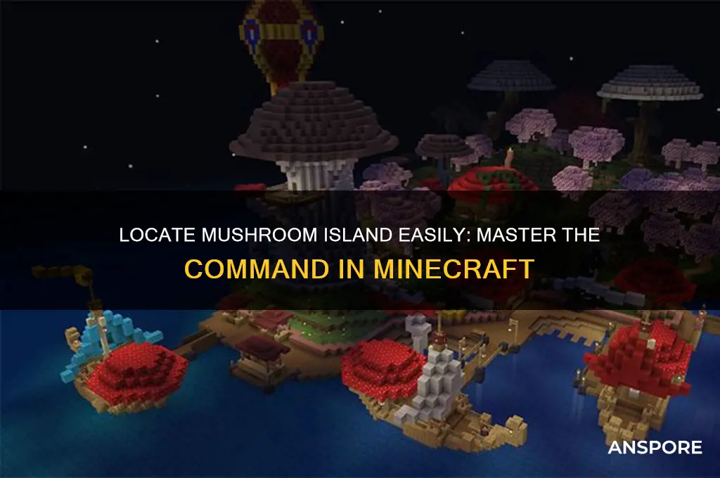 how to locate mushroom island command
