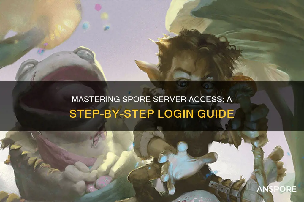how to log into spore servers