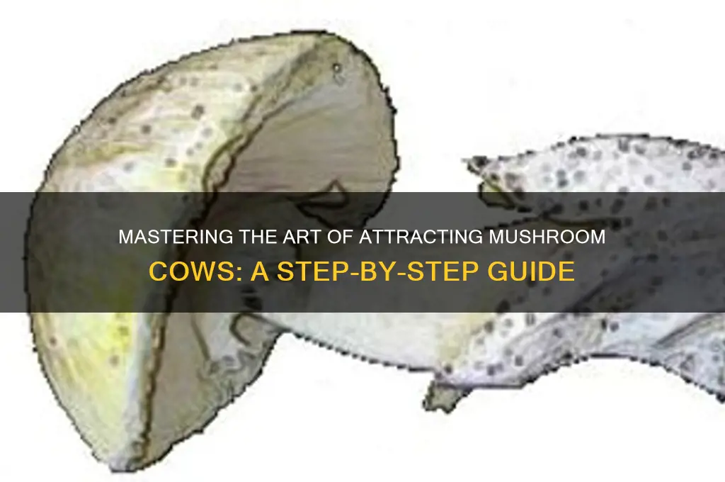 how to lure a mushroom cow