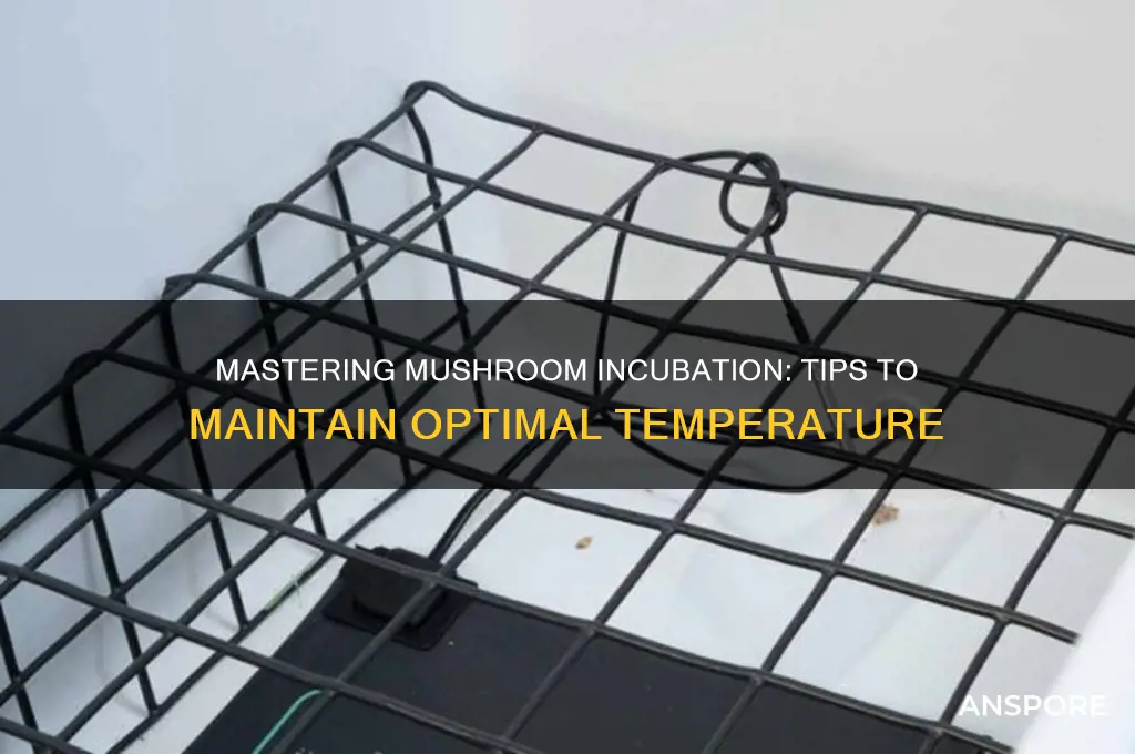 how to maintain incubation temp mushroom