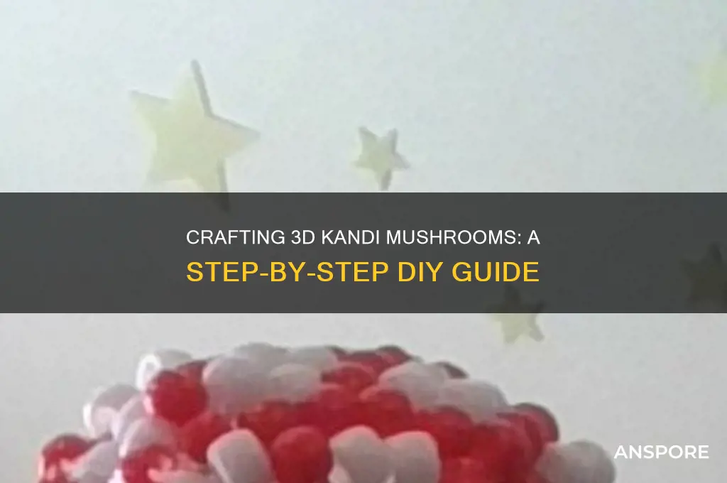 how to make 3d kandi mushroom