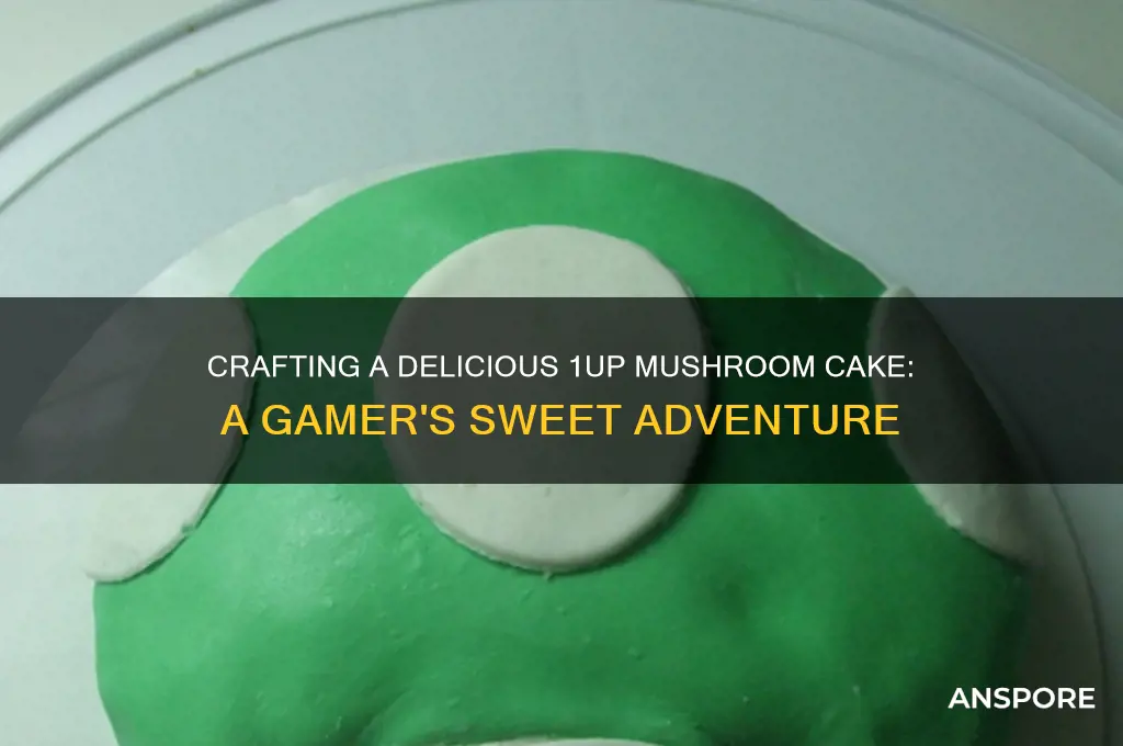 how to make a 1up mushroom cake
