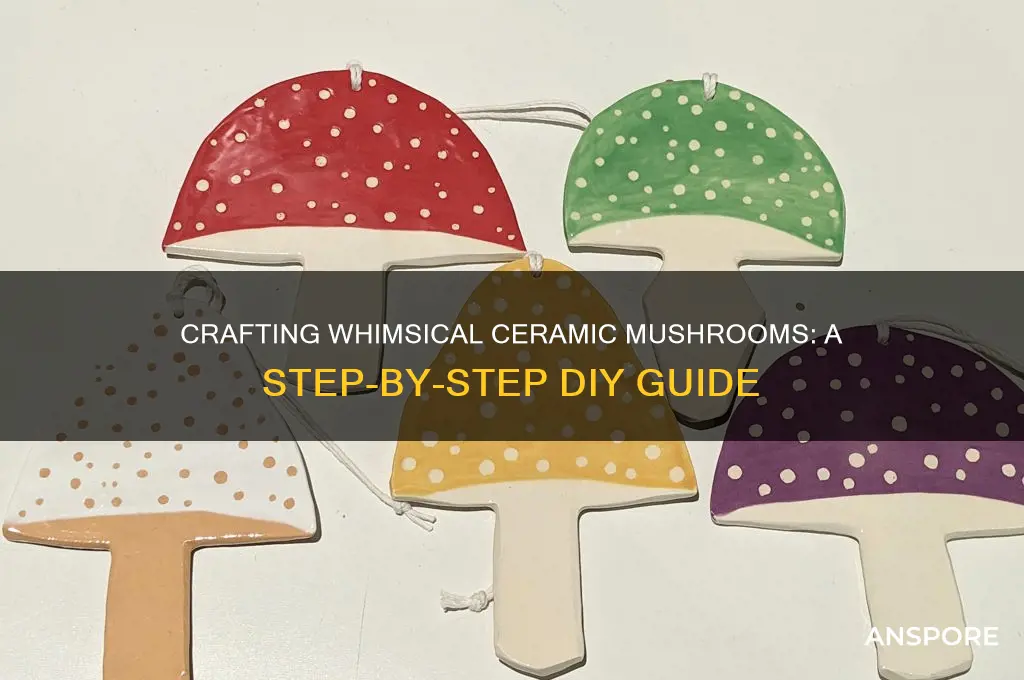 how to make a ceramic mushroom