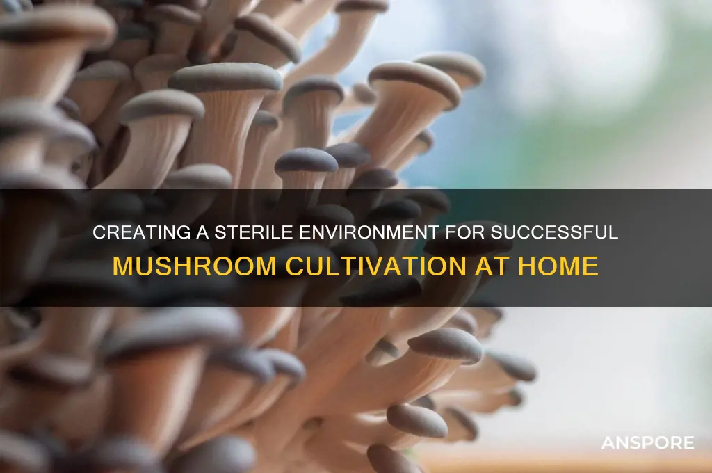 how to make a clean room for mushrooms