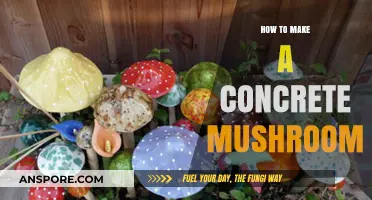 Crafting Concrete Mushrooms: A Step-by-Step DIY Garden Decor Guide