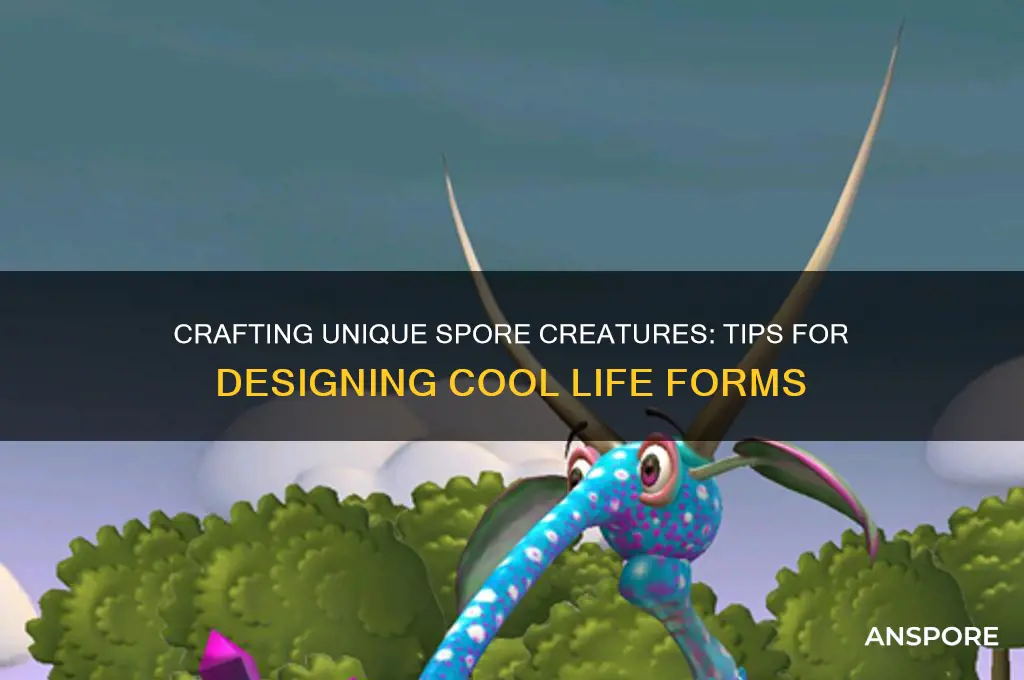 how to make a cool spore creature