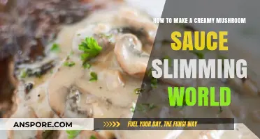 Slimming World Creamy Mushroom Sauce Recipe: Healthy & Delicious