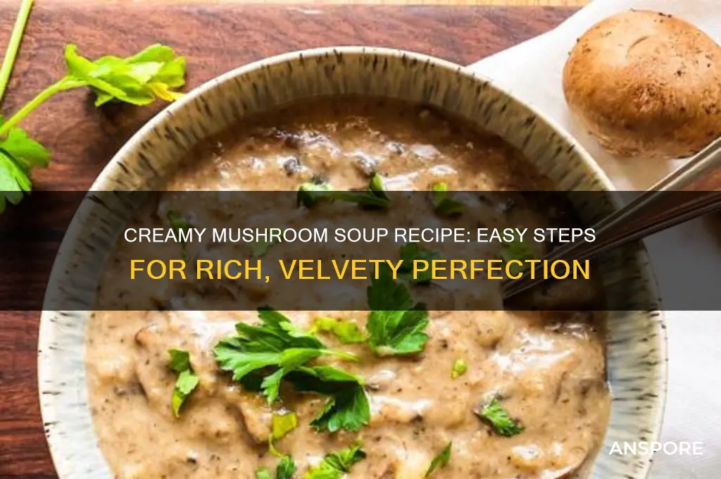 how to make a creamy mushroom soup