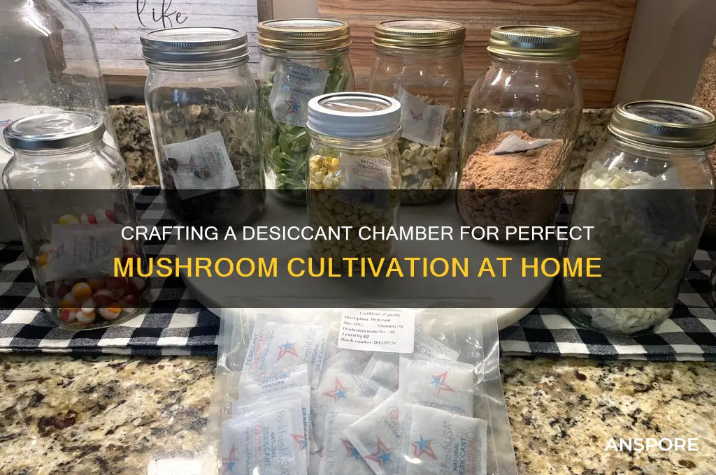 how to make a desiccant chamber mushrooms