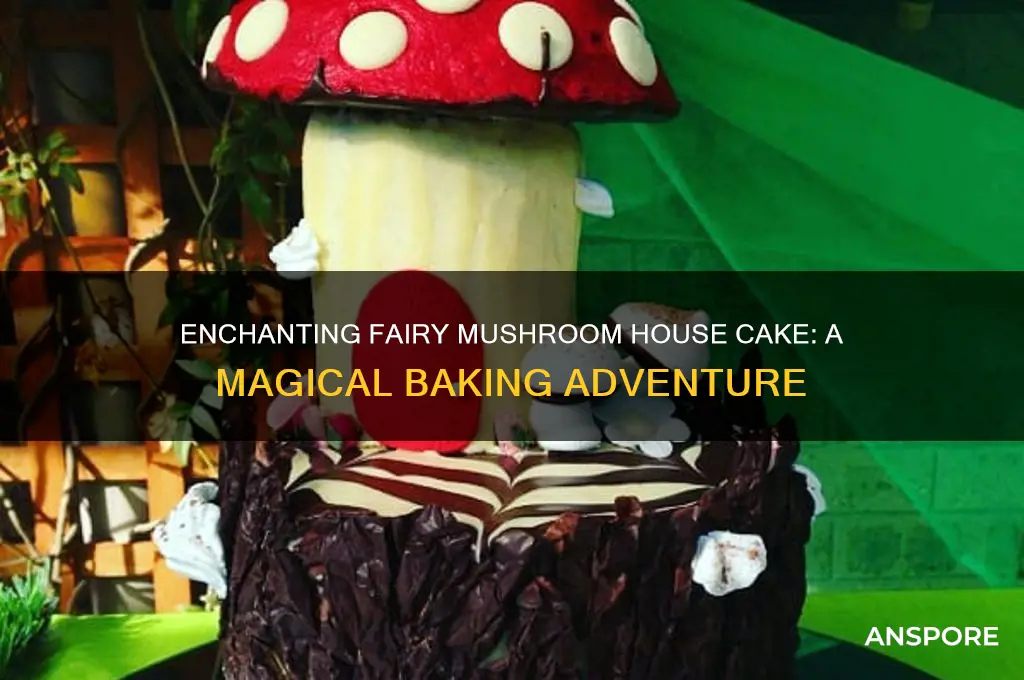 how to make a fairy mushroom house cake